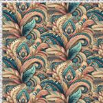 Úplet Boho listy (0,85m)