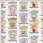 Úplet Labubu biele pozadie (0,8m)