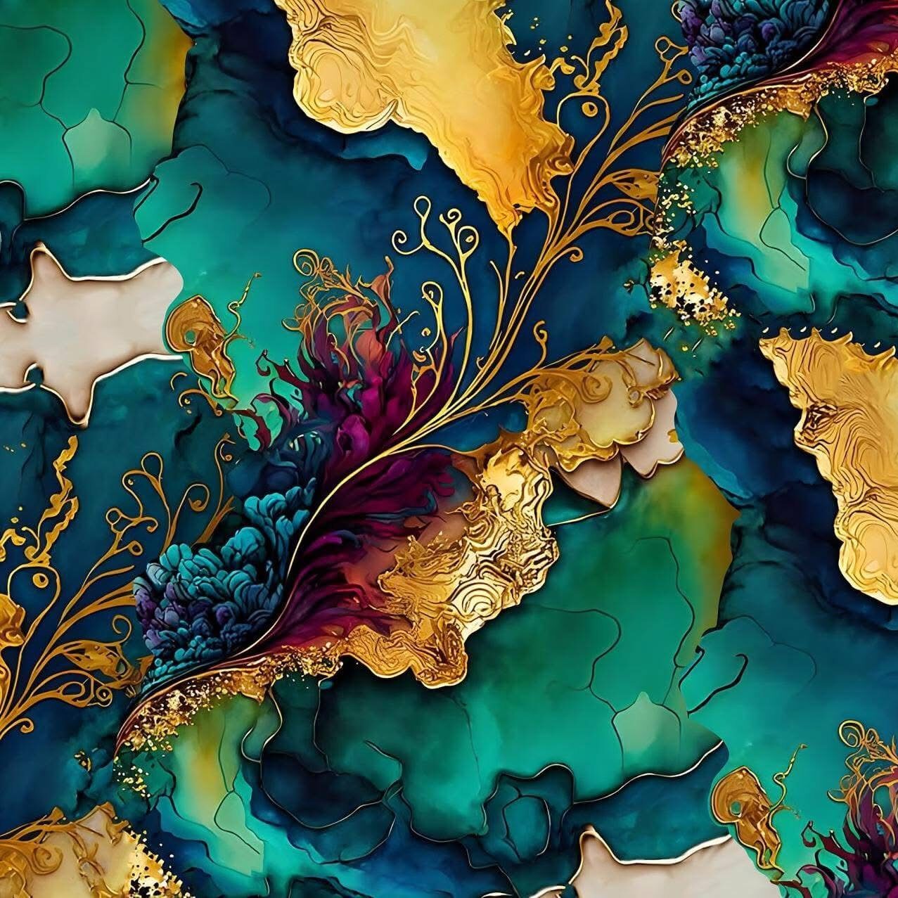 IMG_1596 Úplet Smaragdovo zlatý vzor – Obrázok 1