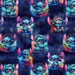 Teplákovina Stitch slúchadlá