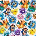 Úplet Pokémon (0,7m)
